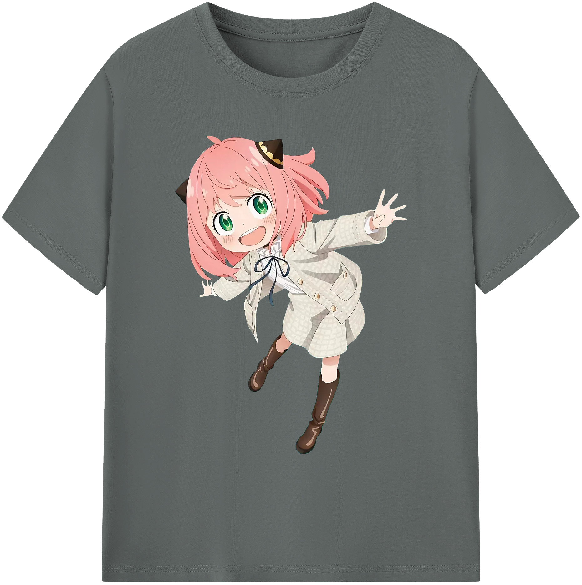 （画像用） SPY×FAMILY间谍家家酒 綿100％ メンズ半袖Tシャツ｜肌触りやわらか＆通気性
